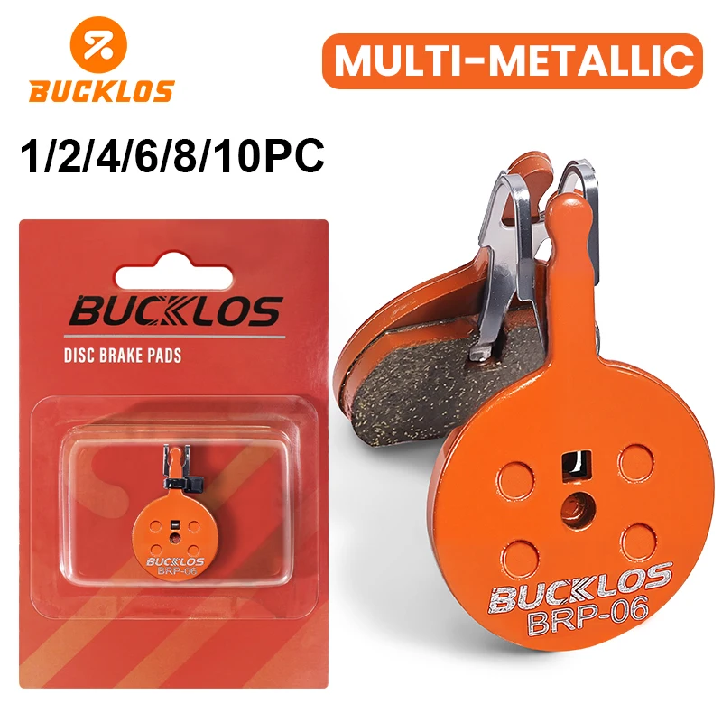 BUCKLOS Multi-metallic Bike Brake Pads Durable Bicycle Disc Pad for Avid BB5/DSK-310/DC-710 Wear-resistant Cycling MTB Brake Pad
BUCKLOS Multi-metallic Bike Brake Pads Durable Bicycle Disc Pad for Avid BB5/DSK-310/DC-710 Wear-resistant Cycling MTB Brake Pad