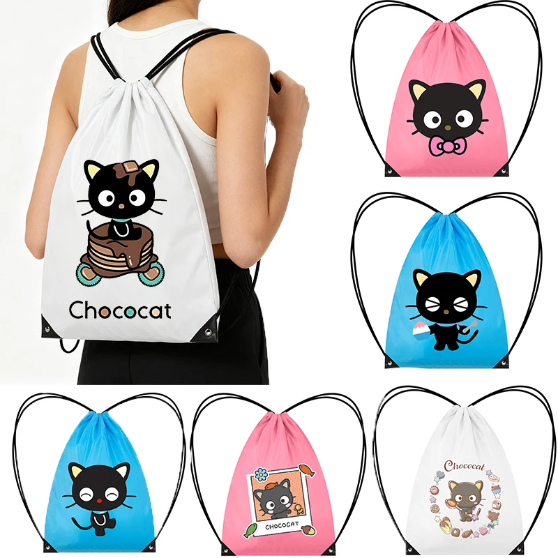 Sanrio Chococat Drawstring Backpack Boy Girl Cute Gift Bag Polyester Handbag Kawaii Portable Outdoor Hiking Garment Storage Bag
Sanrio Chococat Drawstring Backpack Boy Girl Cute Gift Bag Polyester Handbag Kawaii Portable Outdoor Hiking Garment Storage Bag