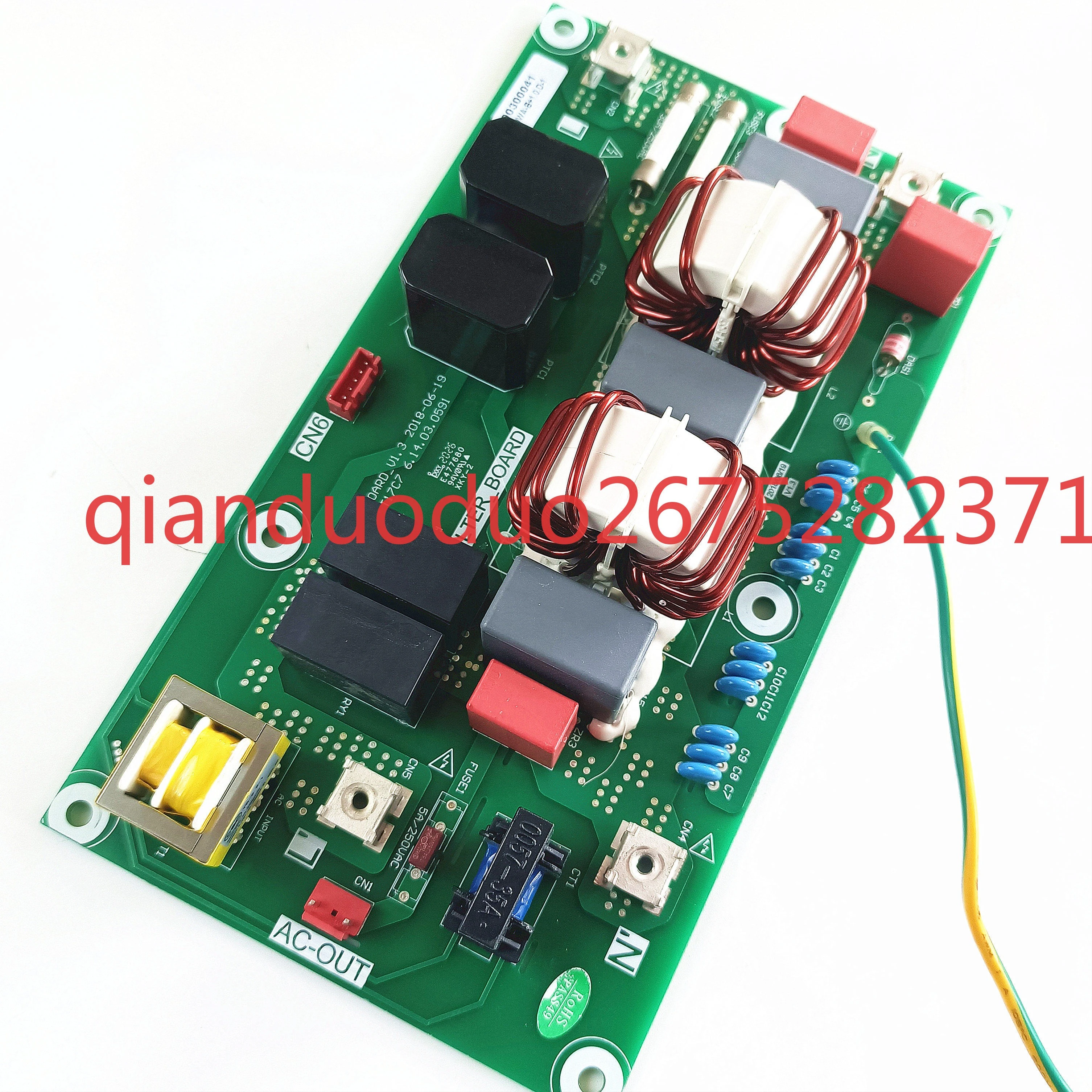 Suitable for Trane air conditioner power filter board 802300300041 power board CWV-V160WA-B + 1.0.D-1
Suitable for Trane air conditioner power filter board 802300300041 power board CWV-V160WA-B + 1.0.D-1