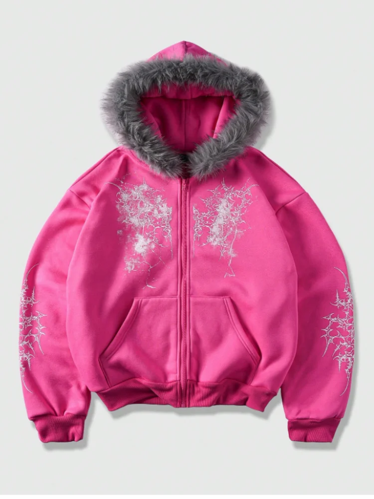 Женская флисовая толстовка с графическим принтом в стиле Y2K, модная уличная одежда, пуловер с длинными рукавами, теплая и уютная толстовка с капюшоном
Женская флисовая толстовка с графическим принтом в стиле Y2K, модная уличная одежда, пуловер с длинными рукавами, теплая и уютная толстовка с капюшоном