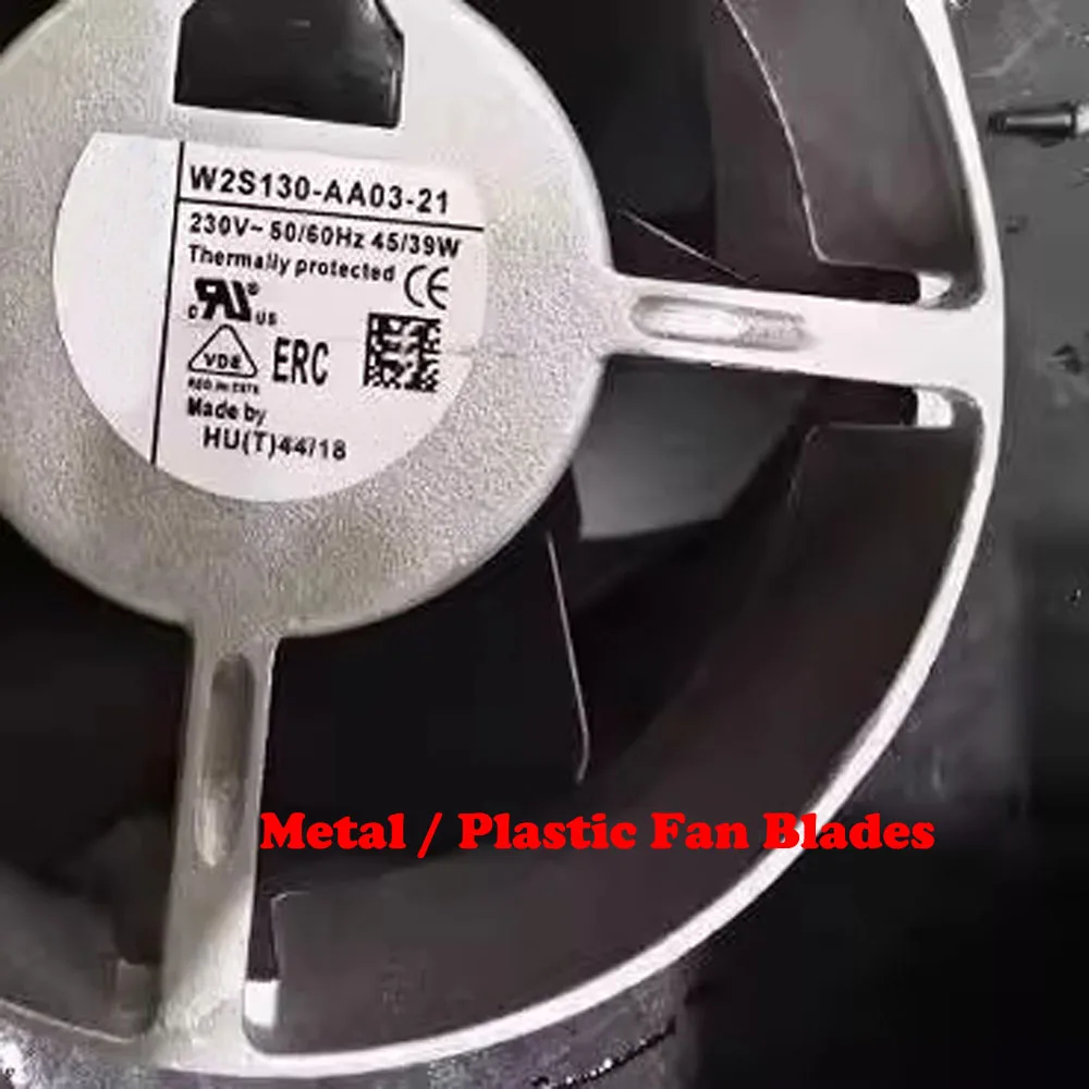 New Cooling FAN For W2S130-AA03-21 AC230V 45W/39W High-temperature Resistant Fan
New Cooling FAN For W2S130-AA03-21 AC230V 45W/39W High-temperature Resistant Fan