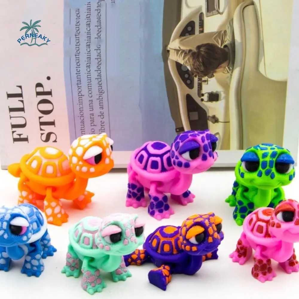 Plastic 3D Printed Turtle Model Exquisite Movable Joints Simulated Animal Model Cartoon Stress Relieving Toys Room Decorations
Plastic 3D Printed Turtle Model Exquisite Movable Joints Simulated Animal Model Cartoon Stress Relieving Toys Room Decorations