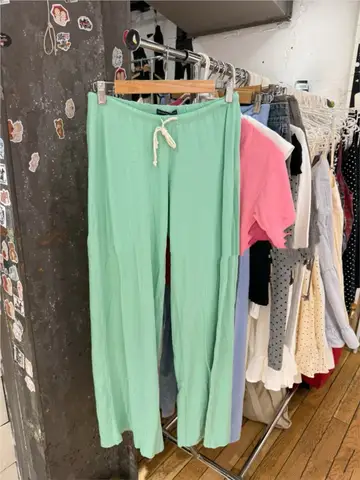 Teal Sweatpants String Women Casual Simple Streetwear Cotton Low Waist Drawstring Straight Trousers Sweet Cute Sport Long Pants