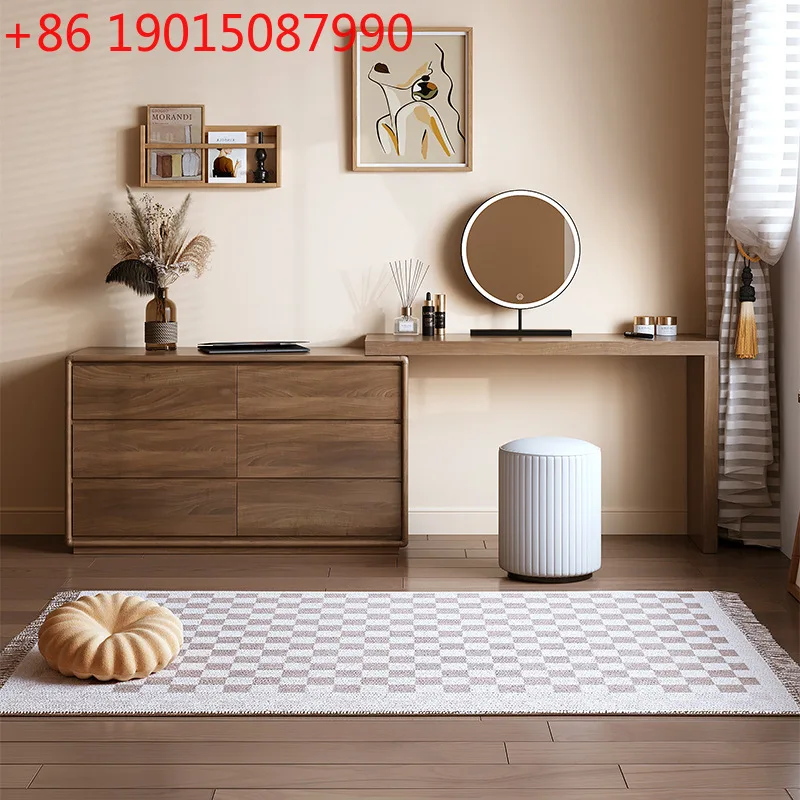 Dresser integrated bedroom solid wood storage cabinet makeup table small apartment
Dresser integrated bedroom solid wood storage cabinet makeup table small apartment