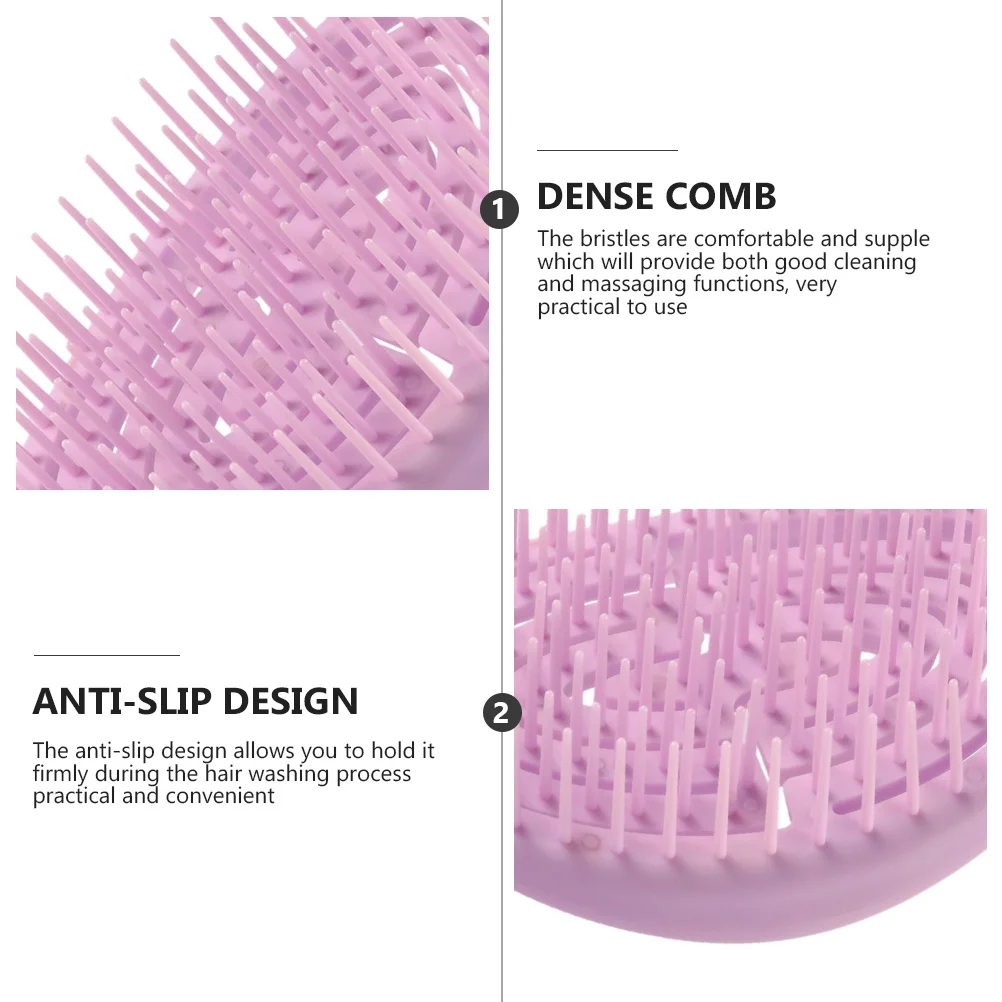 2Pcs Hair Scalp Massage Comb Soft Bristles Anti Slip Palm Size Hair Straightening Comb Hairdressing Tool Practical Daily Use
2Pcs Hair Scalp Massage Comb Soft Bristles Anti Slip Palm Size Hair Straightening Comb Hairdressing Tool Practical Daily Use