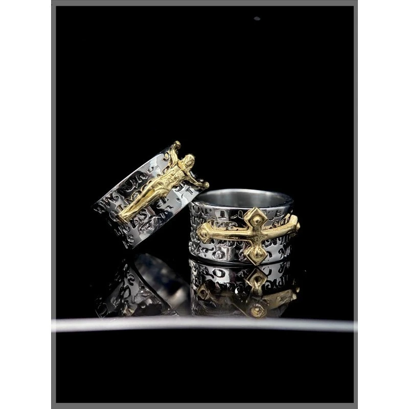 Cross Simple Retro Ring Boys Titanium Steel European and American Niche Design Women's Large Size Gothic Jewelry Ring
Cross Simple Retro Ring Boys Titanium Steel European and American Niche Design Women's Large Size Gothic Jewelry Ring