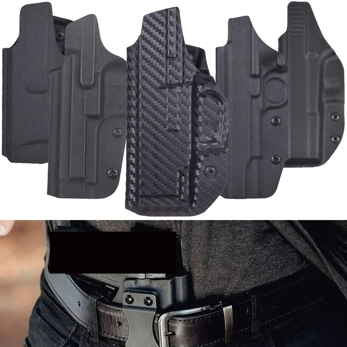 Tactical Inside Waistband Concealed Carry Holsters Fit G17 19 22 26 31 43 43X Belt Clip Right Hand Pouch
Tactical Inside Waistband Concealed Carry Holsters Fit G17 19 22 26 31 43 43X Belt Clip Right Hand Pouch