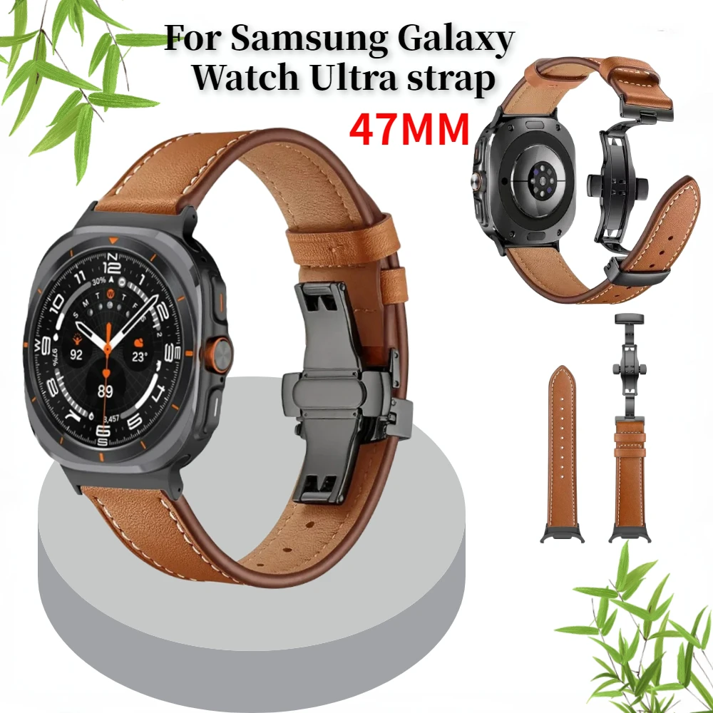 Leather Strap for Samsung Galaxy Watch Ultra 47mm Band Premium Comfortable Bracelet for Galaxy Watch 7 Ultra Correa Accessories
Leather Strap for Samsung Galaxy Watch Ultra 47mm Band Premium Comfortable Bracelet for Galaxy Watch 7 Ultra Correa Accessories