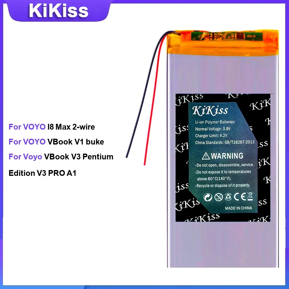 Battery For VOYO VBook V1 buke VBook V3 Pentium Edition V3 PRO A1 I8 Max 2-wire Stable performance
Battery For VOYO VBook V1 buke VBook V3 Pentium Edition V3 PRO A1 I8 Max 2-wire Stable performance
