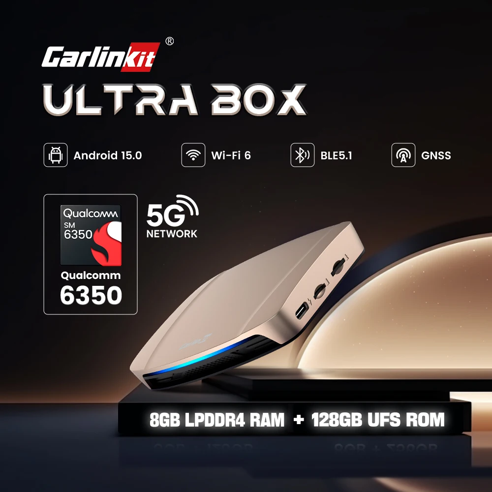 CarlinKit Ultra1 Android 15.0 Tv Box 5G CarPlay Wireless Android Auto Wireless Adapter Support Youtube Netfilx IPTV Waze
CarlinKit Ultra1 Android 15.0 Tv Box 5G CarPlay Wireless Android Auto Wireless Adapter Support Youtube Netfilx IPTV Waze