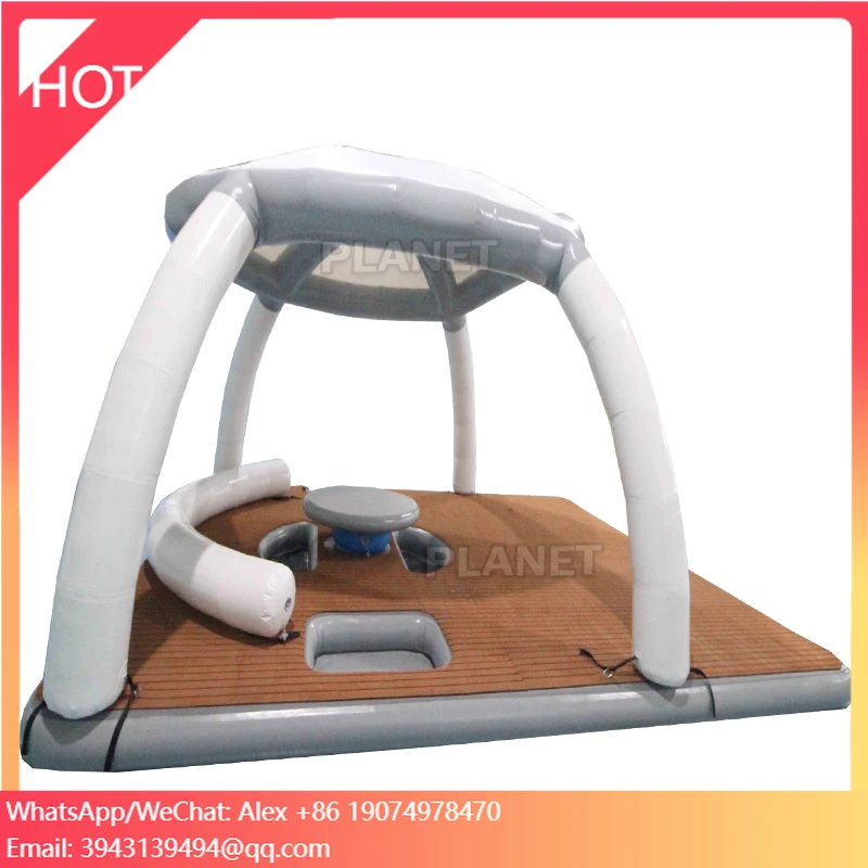 2021 New Design Leisure Inflatable Water Floating Island Tent Inflatable Water Platform Dock With Tent
2021 New Design Leisure Inflatable Water Floating Island Tent Inflatable Water Platform Dock With Tent