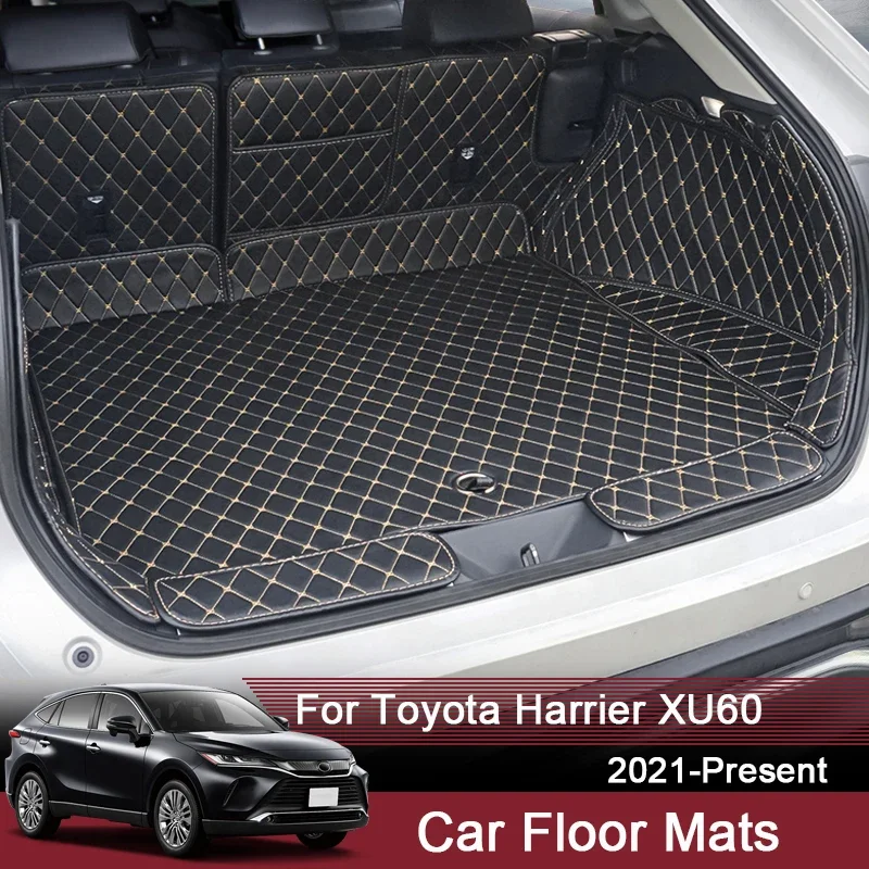 Стайлинг автомобиля, коврик для заднего багажника на заказ для Toyota Harrier XU60 2021-2024, кожаный водонепроницаемый коврик для багажника, внутренние аксессуары 
Стайлинг автомобиля, коврик для заднего багажника на заказ для Toyota Harrier XU60 2021-2024, кожаный водонепроницаемый коврик для багажника, внутренние аксессуары