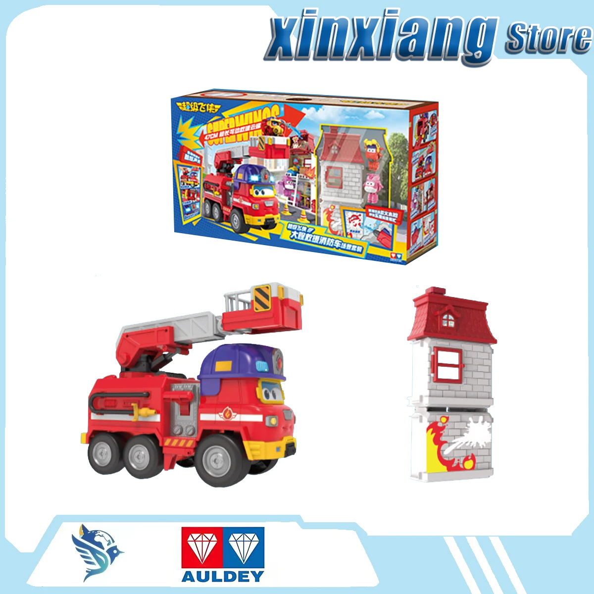 Набор с фигурками героев мультфильмов AULDEY Super Wings в стиле аниме и манги: пожарная машина для спасательных операций со звуком и светом, трансформируемая, для детей
Набор с фигурками героев мультфильмов AULDEY Super Wings в стиле аниме и манги: пожарная машина для спасательных операций со звуком и светом, трансформируемая, для детей