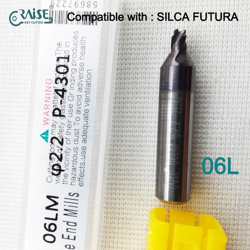 Резак RAISE, совместимый с SILCA 06L 06LW 2,2 мм для ключевой машины SILCA FUTURA
Резак RAISE, совместимый с SILCA 06L 06LW 2,2 мм для ключевой машины SILCA FUTURA