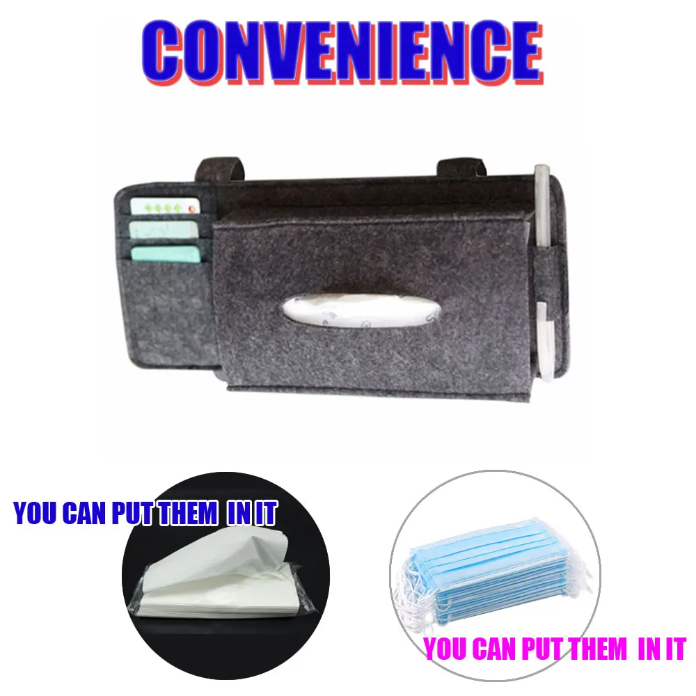 1Pc Creative Car Sunshade Tissue Box Paper Towel Bag MultiFunction Felt Car Hanging Seat Car Interior Storage Box Supplies
1Pc Creative Car Sunshade Tissue Box Paper Towel Bag MultiFunction Felt Car Hanging Seat Car Interior Storage Box Supplies