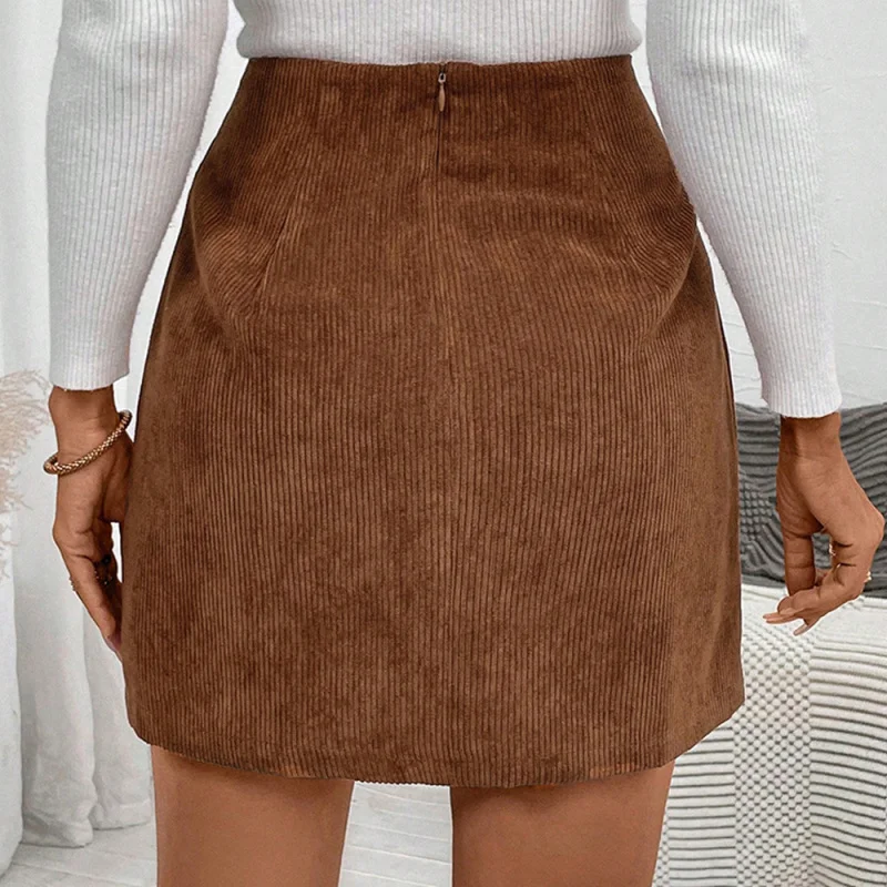 2025European and American Elegant Intellectual Corduroy High Waist Slimming Irregular Front PanelAShort Skirt Half Skirt
2025European and American Elegant Intellectual Corduroy High Waist Slimming Irregular Front PanelAShort Skirt Half Skirt
