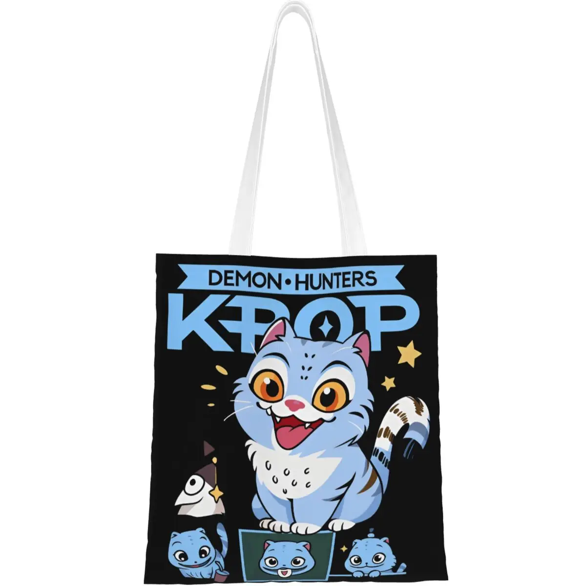 KPop Demon Hunters Shopper Bag DERPY Office Handbags Ladies Print Shopping Bags Vintage Polyester Tote Bag
KPop Demon Hunters Shopper Bag DERPY Office Handbags Ladies Print Shopping Bags Vintage Polyester Tote Bag