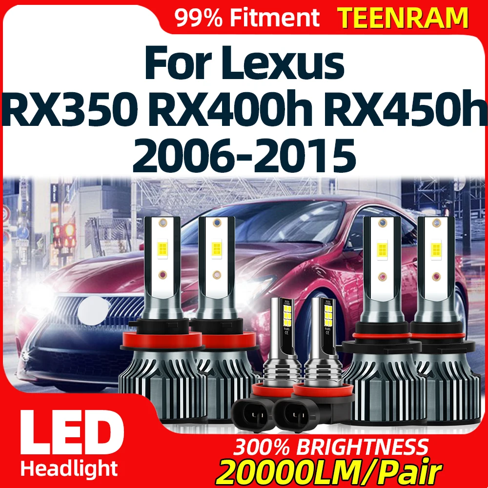 LED Headlight Bulbs 60000LM Car Headlamps 12V 6000K Auto Fog Lamps For Lexus RX350 RX400h RX450h 2006-2011 2012 2013 2014 2015
LED Headlight Bulbs 60000LM Car Headlamps 12V 6000K Auto Fog Lamps For Lexus RX350 RX400h RX450h 2006-2011 2012 2013 2014 2015
