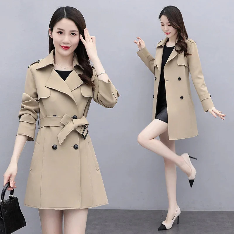 Long Trench Coat Women 2023 New Spring Autumn Korean Double Breasted Woman Trench Coat Overcoat Windbreakers Female Outerwear
Long Trench Coat Women 2023 New Spring Autumn Korean Double Breasted Woman Trench Coat Overcoat Windbreakers Female Outerwear