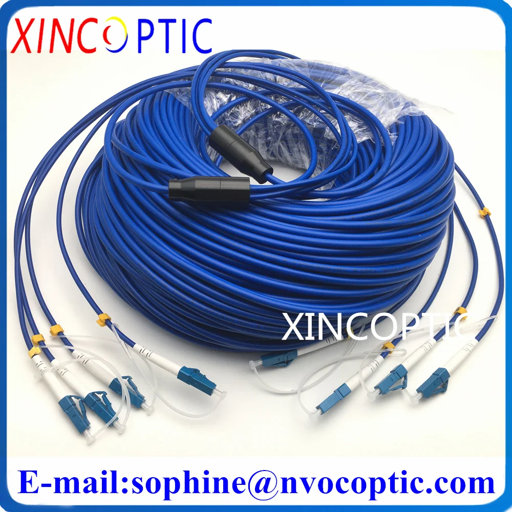 4Core 300M LC-LC Fiber Patch Cord,4Strands SM G652D Blue PVC Jacket 4.0mm 4C LC-LC/ST/FC/SCUPC 250Mts Fiber Optical Patch Cable
4Core 300M LC-LC Fiber Patch Cord,4Strands SM G652D Blue PVC Jacket 4.0mm 4C LC-LC/ST/FC/SCUPC 250Mts Fiber Optical Patch Cable