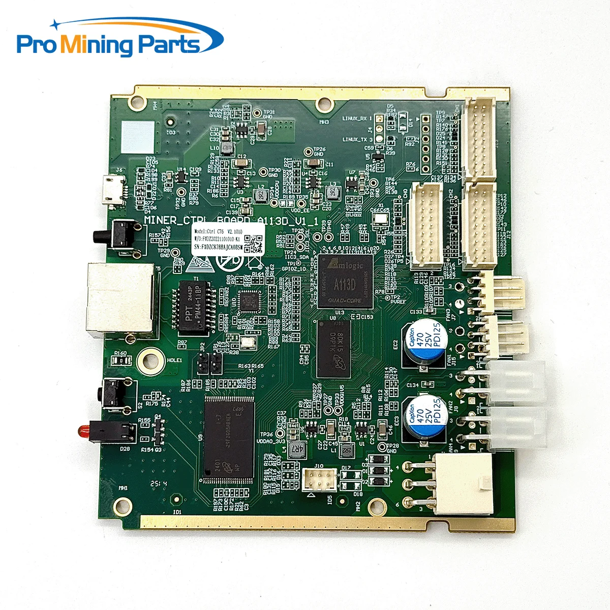 Bitmain Antminer S19Kpro C76 C81 A113D Control Board For Bitmain Antminer S19Kpro Z15pro S19a Miner
Bitmain Antminer S19Kpro C76 C81 A113D Control Board For Bitmain Antminer S19Kpro Z15pro S19a Miner
