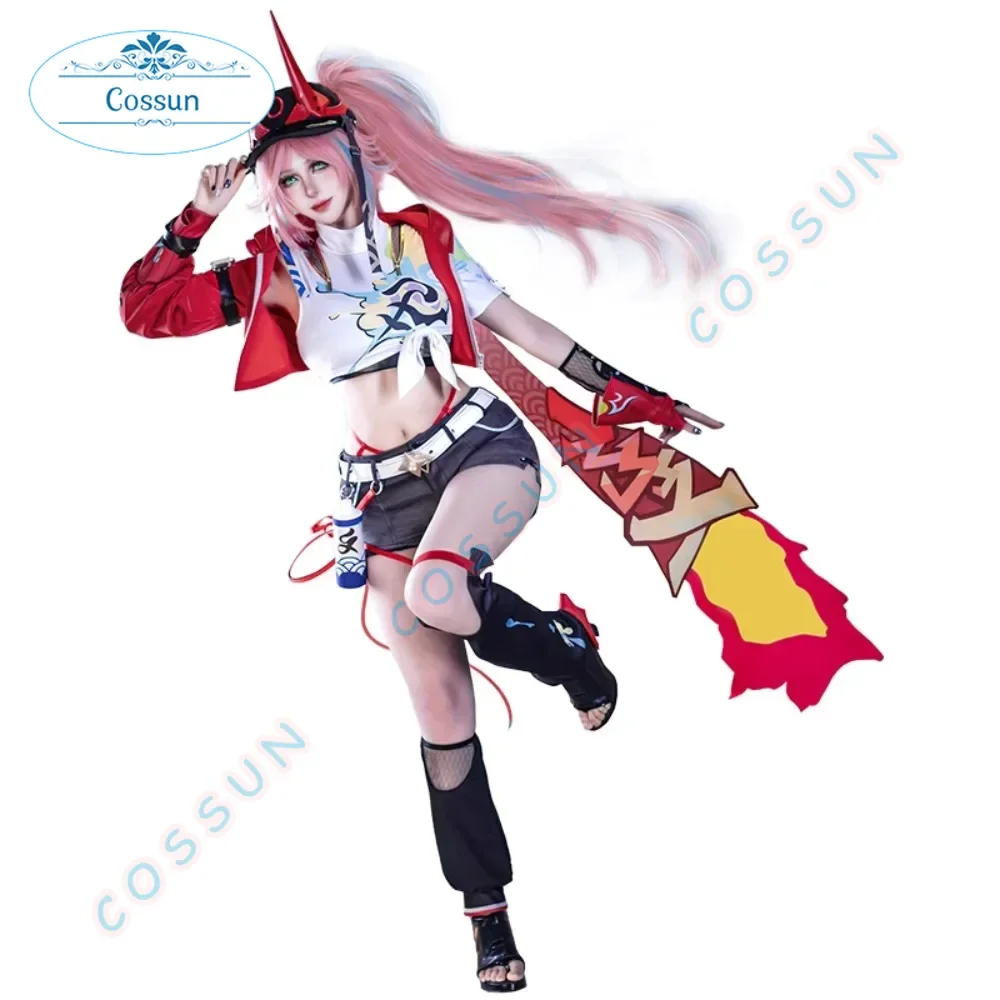 Honkai Star Rail Rappa Cosplay Costume Game Uniform Hat Jacket Shorts Galaxy Ranger Props Woman Halloween Party Suit Wig
Honkai Star Rail Rappa Cosplay Costume Game Uniform Hat Jacket Shorts Galaxy Ranger Props Woman Halloween Party Suit Wig