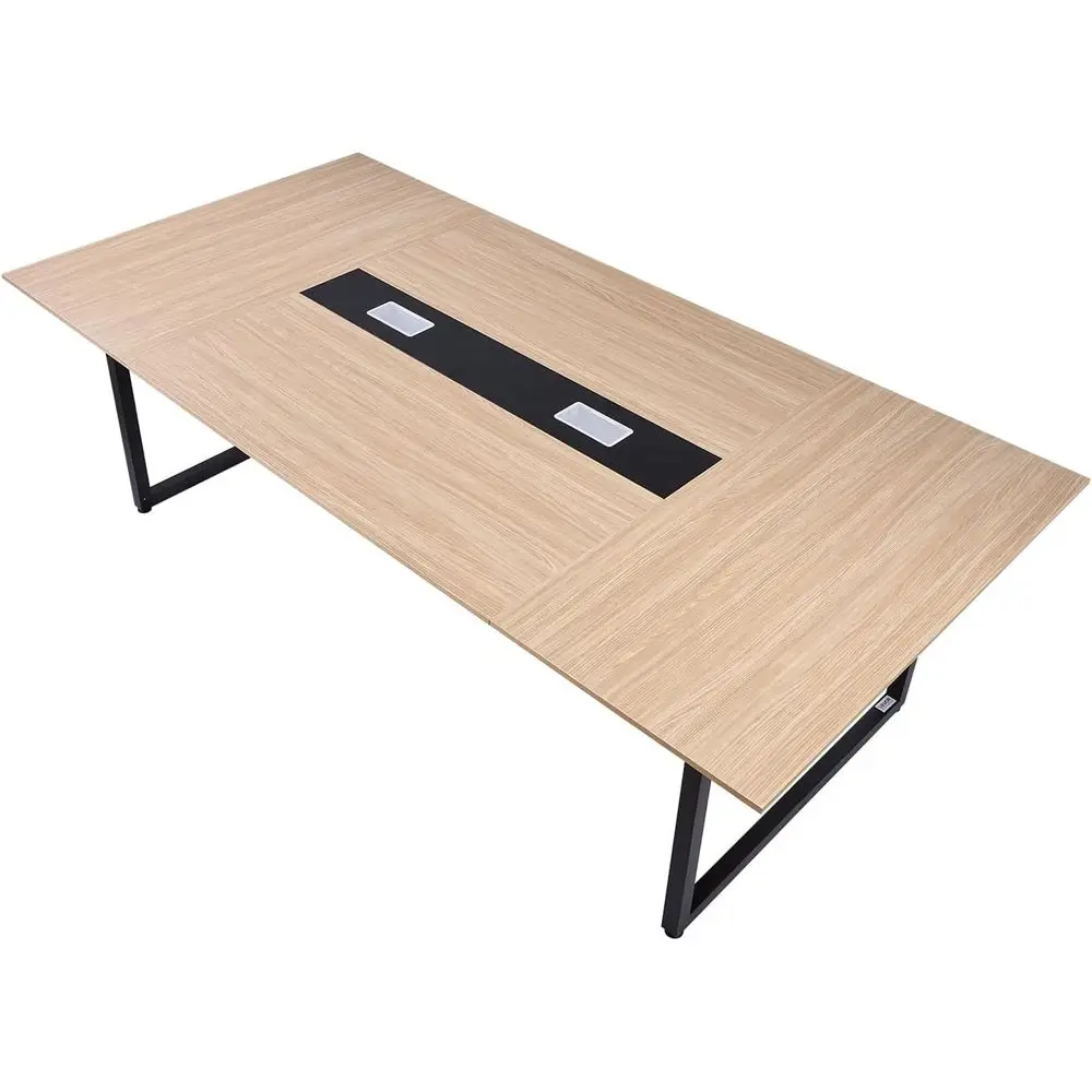 Brown 8-10 Person Metal Leg Conference Table for Office, Boardroom, and Seminars - Easy Assembly
Brown 8-10 Person Metal Leg Conference Table for Office, Boardroom, and Seminars - Easy Assembly