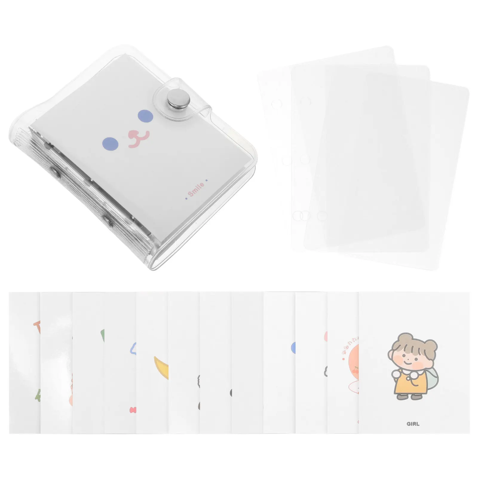 1Set Small Notepad Mini Binder Scrapbook Loose-Leaf Notebook Portable Compact Pocket Binder Daily Use Small Notepad
1Set Small Notepad Mini Binder Scrapbook Loose-Leaf Notebook Portable Compact Pocket Binder Daily Use Small Notepad