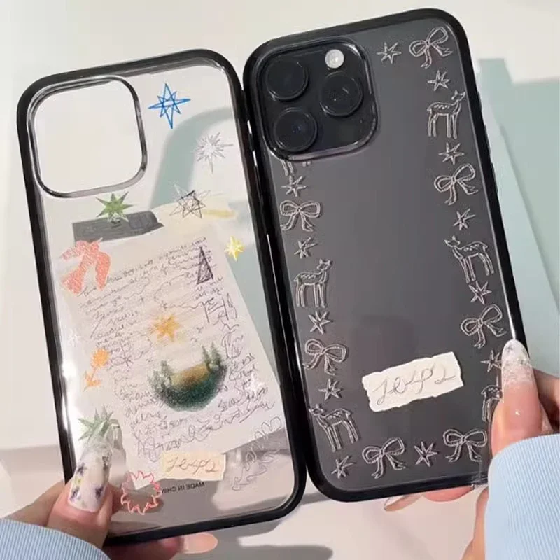 Deer Black Border Letters New Design Protective IPhone Case Cover for 16 15 Pro Max Case
Deer Black Border Letters New Design Protective IPhone Case Cover for 16 15 Pro Max Case