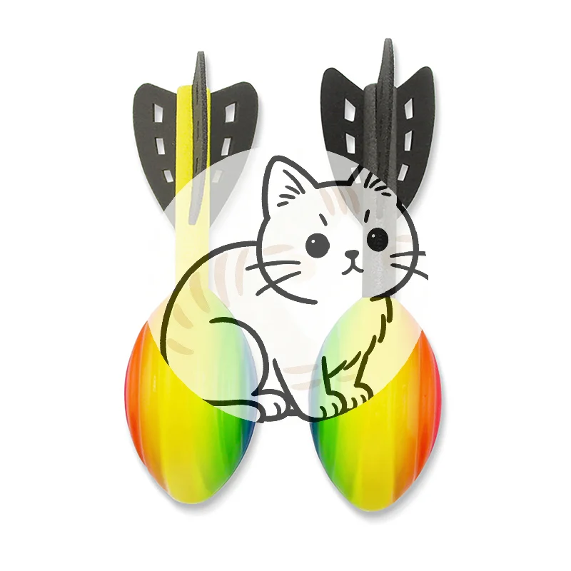 Hot 29cm Rainbow Foam Spiral Rocket Football Hand Throwing Toy Outdoor Long Distance Darts Toy Integrative Fun Throwing Game
Hot 29cm Rainbow Foam Spiral Rocket Football Hand Throwing Toy Outdoor Long Distance Darts Toy Integrative Fun Throwing Game