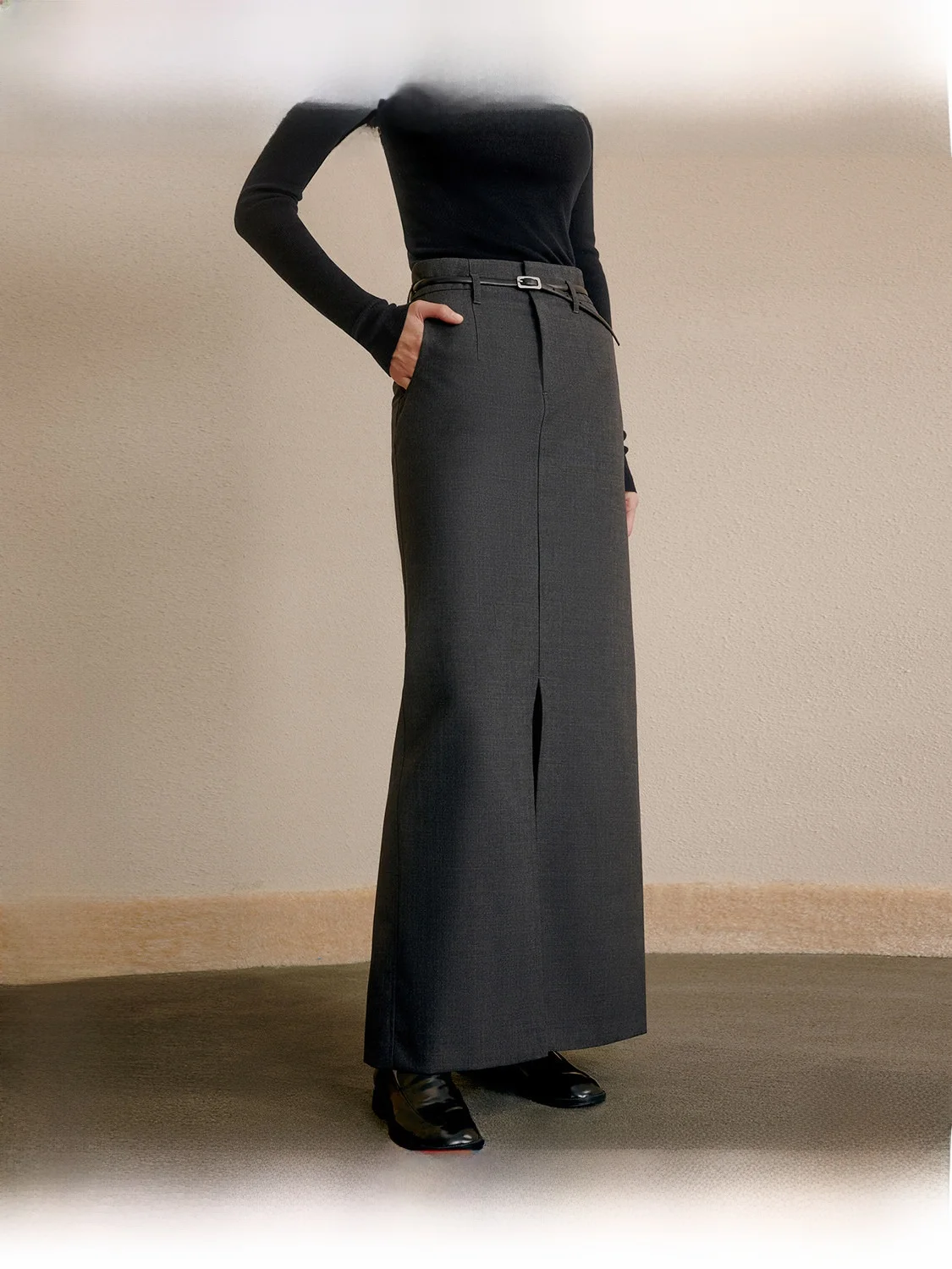 ZhiZhi Long Woolen Skirt Minimalist Half-length Women's Autumn Fashion High Waist Fish Tail Skirt Pure Color Polyester Blend
ZhiZhi Long Woolen Skirt Minimalist Half-length Women's Autumn Fashion High Waist Fish Tail Skirt Pure Color Polyester Blend