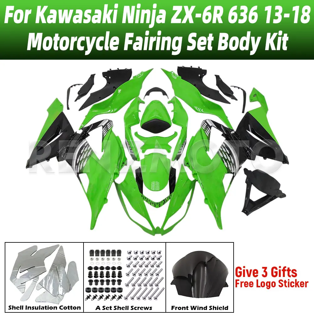 New ABS For Kawasaki Ninja ZX-6R 636 2013-2018 Motorcycle Bike Fairings Set Body Kit Bodywork Set Shell Injection K0613-115a
New ABS For Kawasaki Ninja ZX-6R 636 2013-2018 Motorcycle Bike Fairings Set Body Kit Bodywork Set Shell Injection K0613-115a