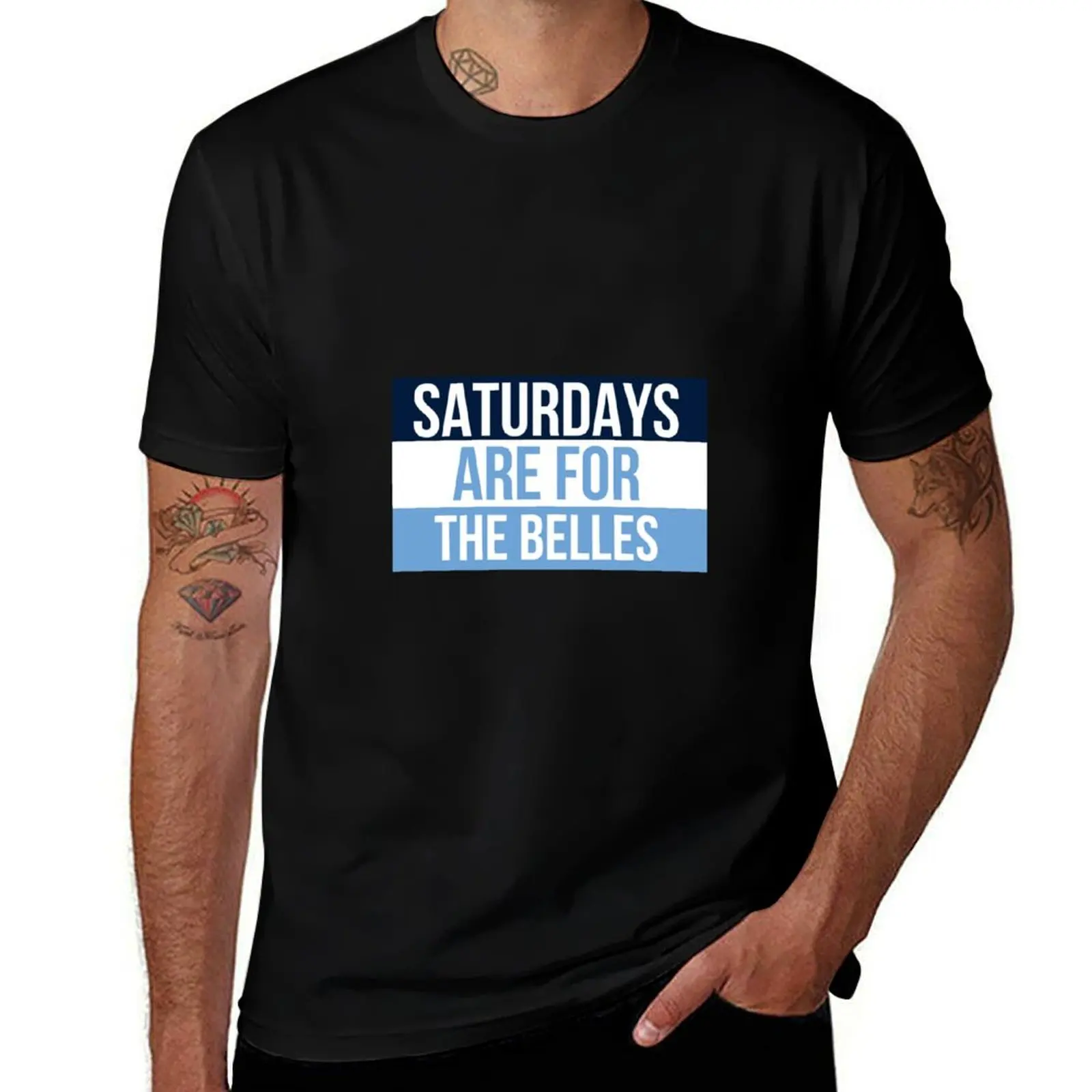 Saturdays Are For The Belles T-Shirt cotton t shirt man t shirts for man cotton man tshirt T-shirt
Saturdays Are For The Belles T-Shirt cotton t shirt man t shirts for man cotton man tshirt T-shirt