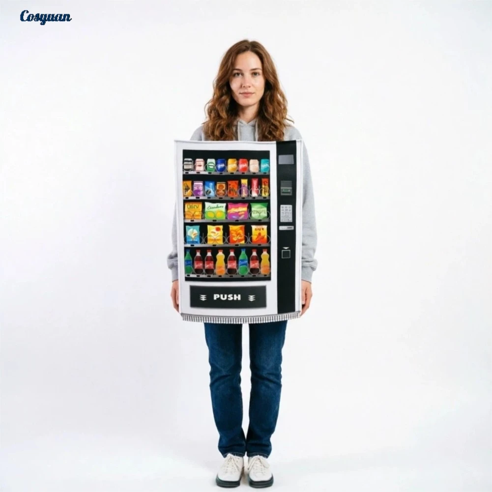 Halloween Supermarket Cosplay Vending Machine Overall Clothes Party Disguise Roleplay Halloween Costume Carnival Outfits Suits
Halloween Supermarket Cosplay Vending Machine Overall Clothes Party Disguise Roleplay Halloween Costume Carnival Outfits Suits