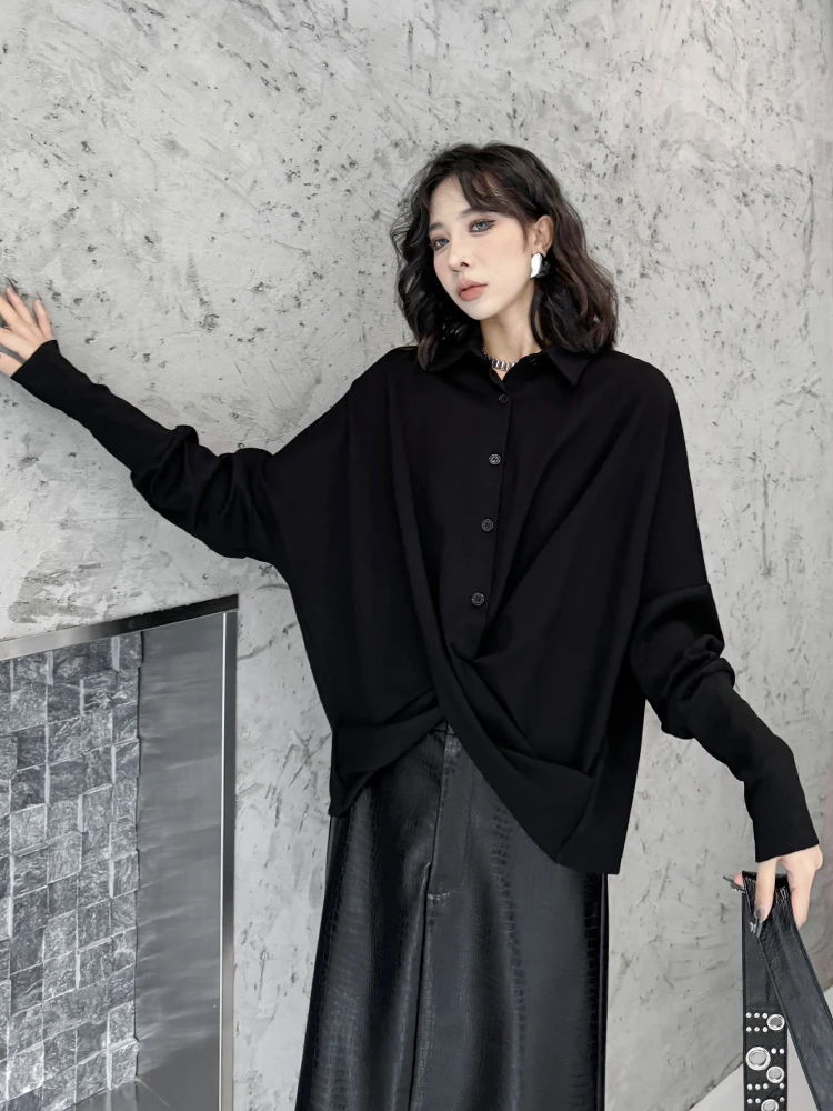 Женская асимметричная футболка-батвинг свободного кроя из хлопка и полиэстера для осенне-весеннего сезона, повседневный модный топ
Женская асимметричная футболка-батвинг свободного кроя из хлопка и полиэстера для осенне-весеннего сезона, повседневный модный топ