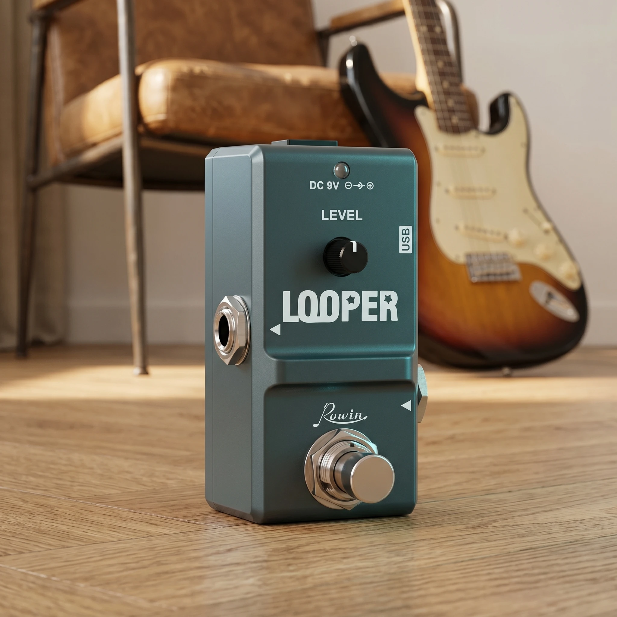 Rowin LN-332 Guitar Looper Pedal, 10 Minutes Recording Unlimited Overdubs USB Port True Bypass 48K for Practice Performance
Rowin LN-332 Guitar Looper Pedal, 10 Minutes Recording Unlimited Overdubs USB Port True Bypass 48K for Practice Performance