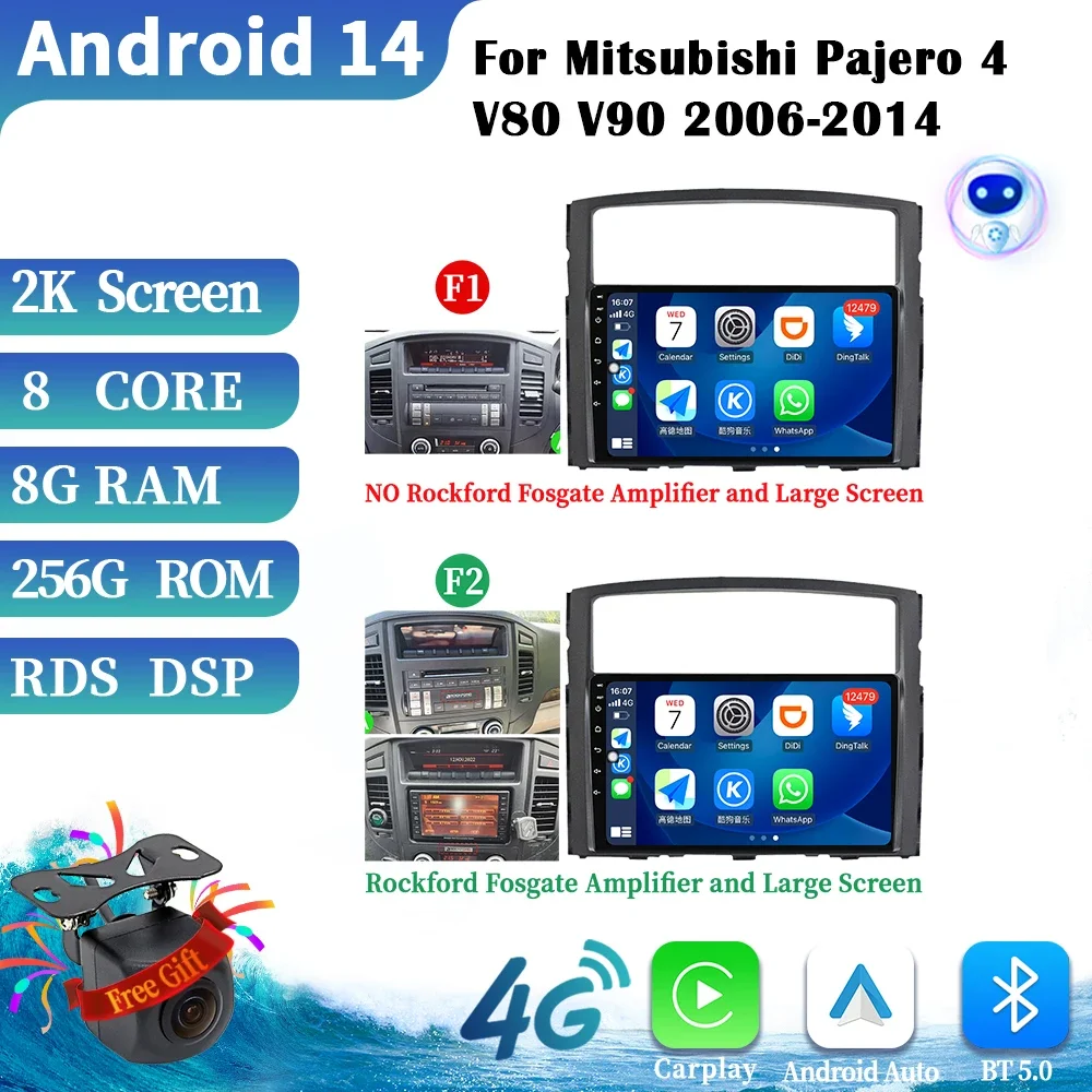For Mitsubishi PAJERO 4 2006-2014 Car Radio Navigation Car Multimedia Video Player Navigation 4G GPS Android BT Carplay Screen
For Mitsubishi PAJERO 4 2006-2014 Car Radio Navigation Car Multimedia Video Player Navigation 4G GPS Android BT Carplay Screen