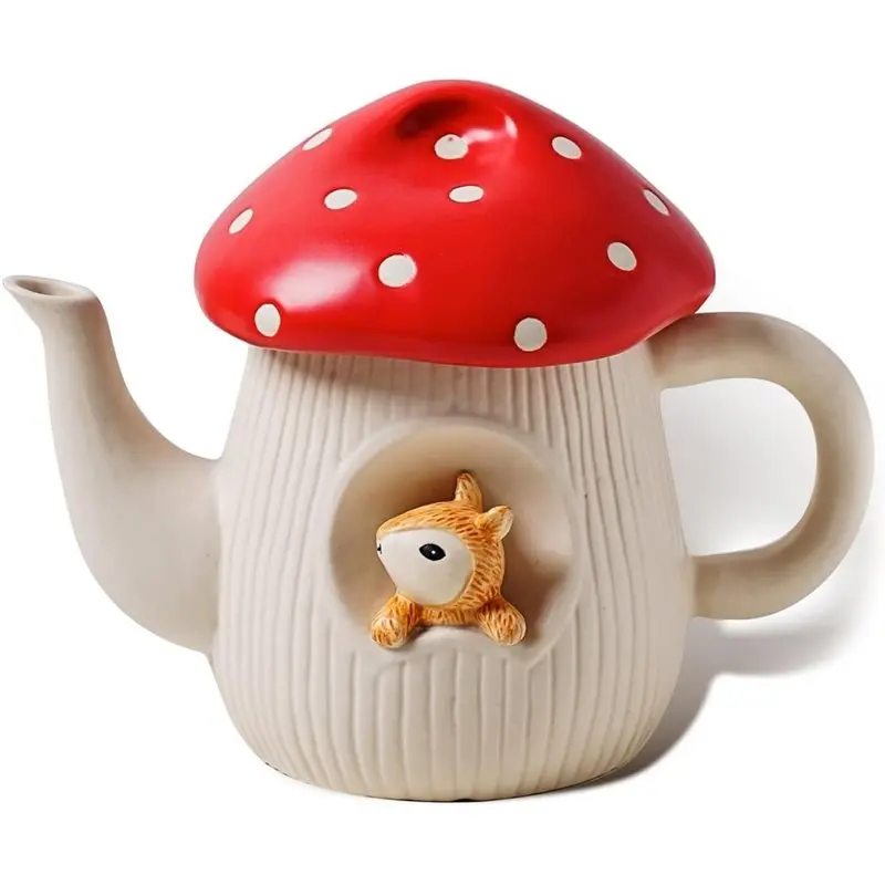 AB46-Cute Mushroom Teapot Kettle High Beauty Water Bottle Tableware Cute Teapot Best Gifts For Women & Girls
AB46-Cute Mushroom Teapot Kettle High Beauty Water Bottle Tableware Cute Teapot Best Gifts For Women & Girls