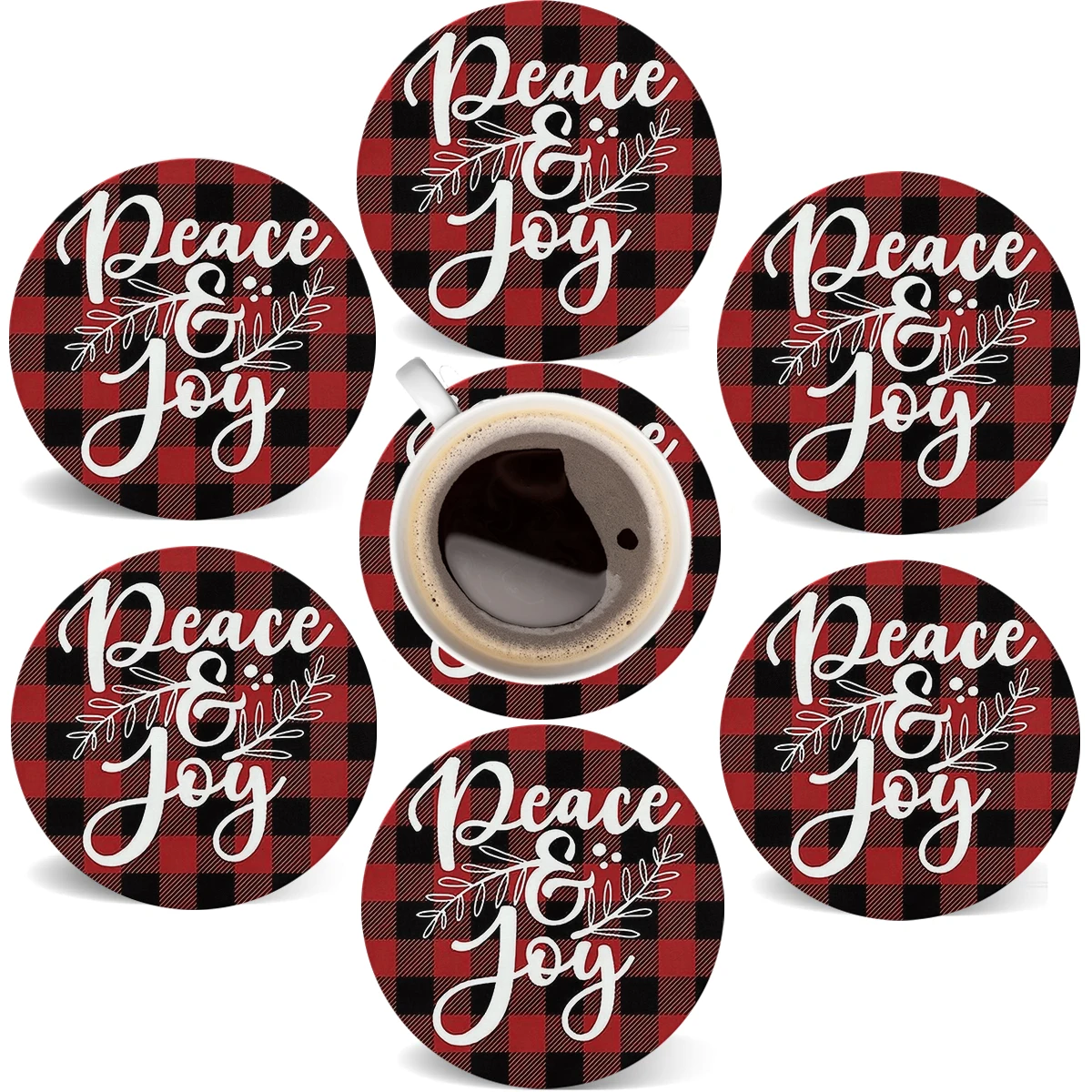 6Pcs 2D Flat Round Heat Resistant Wooden Mat Drink Cup Coasters Coffee Hot Drink Mug Table Placemat Car Kitchen Accessories 
6Pcs 2D Flat Round Heat Resistant Wooden Mat Drink Cup Coasters Coffee Hot Drink Mug Table Placemat Car Kitchen Accessories