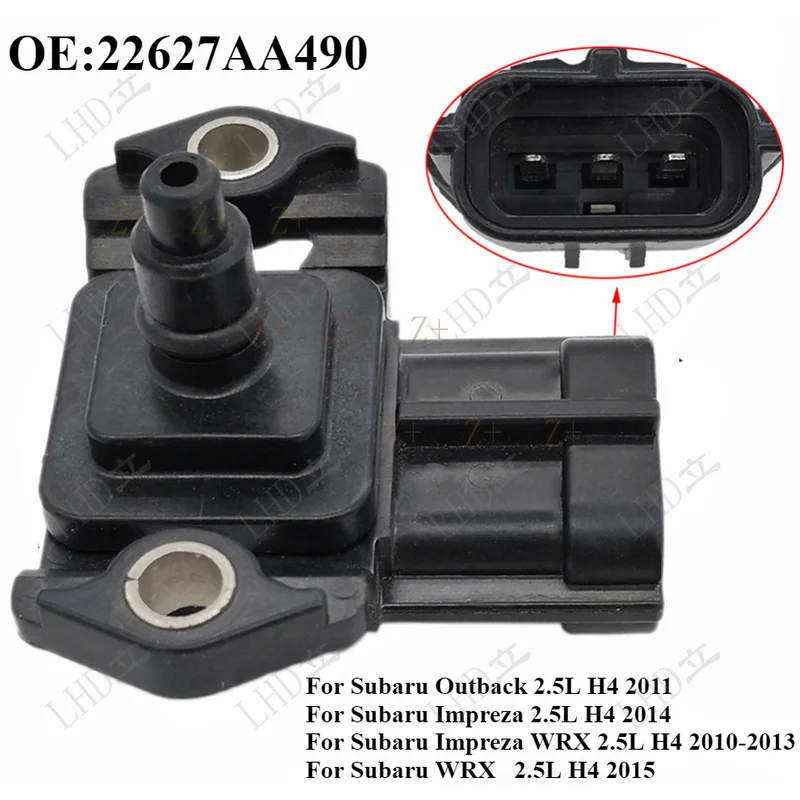 Z+ Map Manifold Pressure Sensor 22627AA490 For Subaru Outback Impreza WRX
Z+ Map Manifold Pressure Sensor 22627AA490 For Subaru Outback Impreza WRX