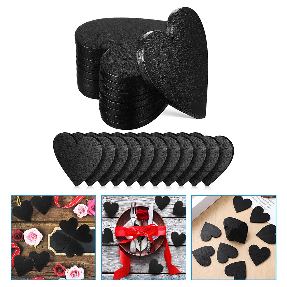 40Pcs Heart Shape Small Blackboard Wooden Slices Smooth Craft Material DIY Home Decor Gift Tags Decorative Wooden Hearts
40Pcs Heart Shape Small Blackboard Wooden Slices Smooth Craft Material DIY Home Decor Gift Tags Decorative Wooden Hearts