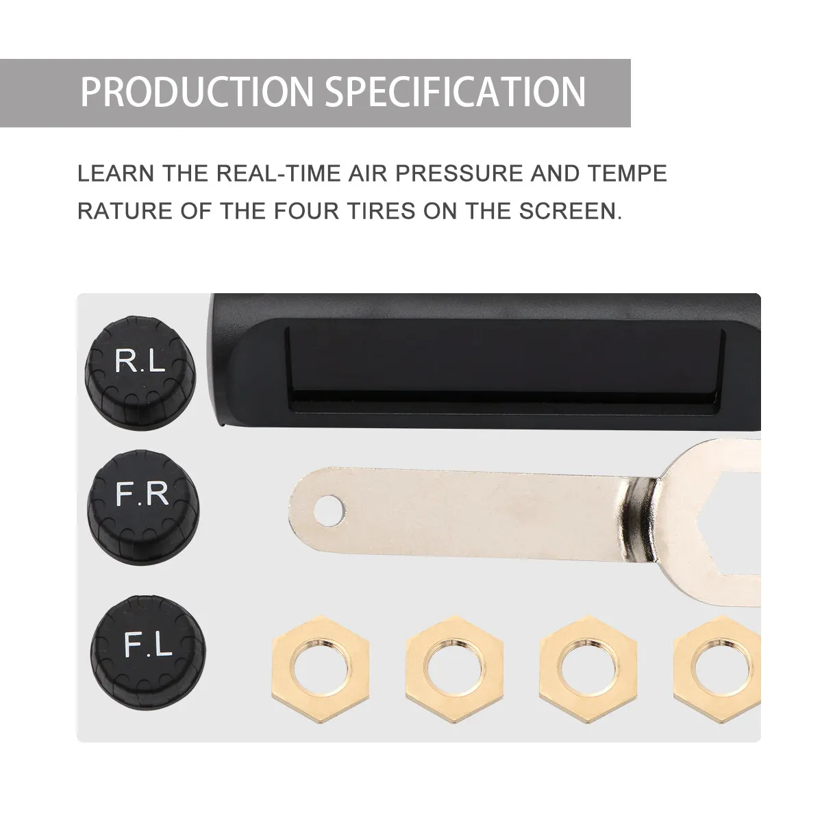Wireless Solar Powered Tire Pressure Monitor System Real Wheel Monitoring Color Screen High Precision Leak Temp
Wireless Solar Powered Tire Pressure Monitor System Real Wheel Monitoring Color Screen High Precision Leak Temp
