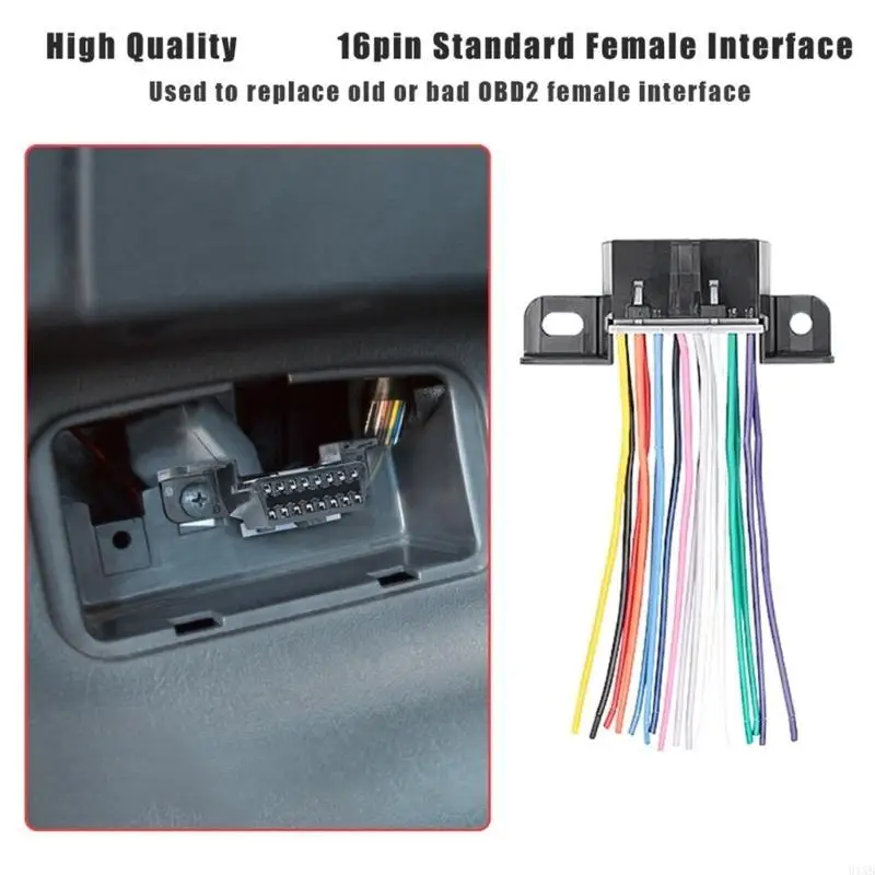 2026 New 16pin J1962F OBD2 Extension Cable Male Line to Female Automotive ODB2 Car Diagnostic OBD2 Connector
2026 New 16pin J1962F OBD2 Extension Cable Male Line to Female Automotive ODB2 Car Diagnostic OBD2 Connector