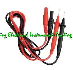 2002PA, 2002R, 2003A, 2009R, 2200, 2200R Clamp/Multimeter accessories:Test Lead 7107A
2002PA, 2002R, 2003A, 2009R, 2200, 2200R Clamp/Multimeter accessories:Test Lead 7107A
