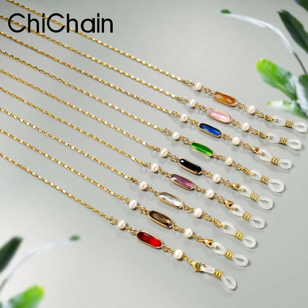 New women's glasses chain, high fashion multi-color anti-loss glasses accessories decoration
New women's glasses chain, high fashion multi-color anti-loss glasses accessories decoration