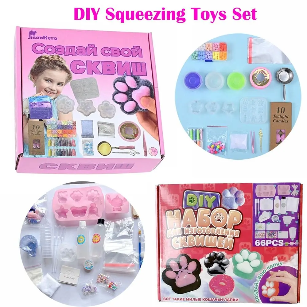 1Set AB Toy Glue DIY Squeezing Toys Set Molds Cat Claws DIY Material Set Colored Jelly Wax Cartoon Homemade Toys Children
1Set AB Toy Glue DIY Squeezing Toys Set Molds Cat Claws DIY Material Set Colored Jelly Wax Cartoon Homemade Toys Children