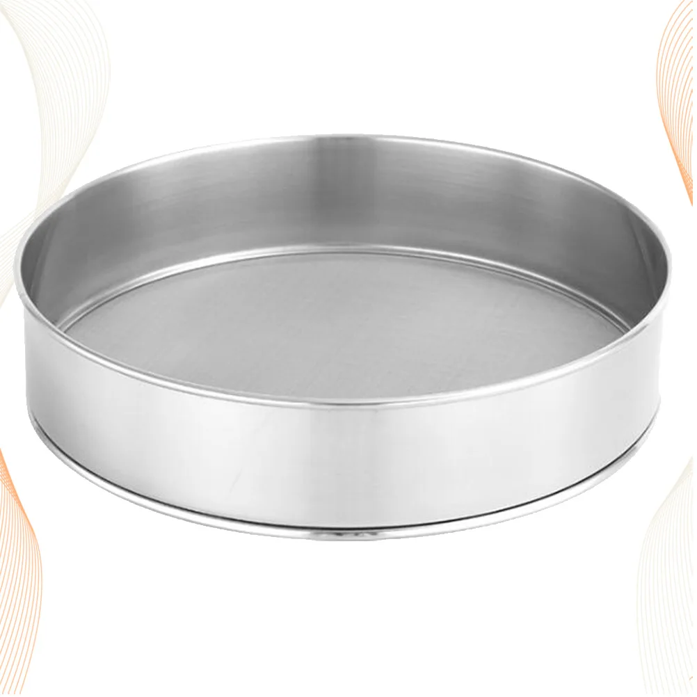 Stainless Steel Flour Sieve Powdered Sugar Sifter Mesh Sifting Strainer For Kitchen Baking Cake Bread Pizza Dough
Stainless Steel Flour Sieve Powdered Sugar Sifter Mesh Sifting Strainer For Kitchen Baking Cake Bread Pizza Dough
