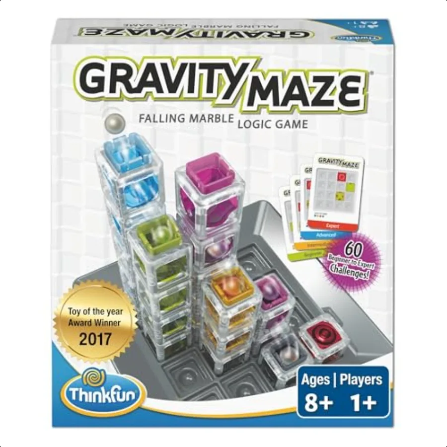 ThinkFun Gravity Maze Falling Marble Logic Game Challenging STEM Toy for 812 Gravity Marble Maze BrainBuilding Fun Educational
ThinkFun Gravity Maze Falling Marble Logic Game Challenging STEM Toy for 812 Gravity Marble Maze BrainBuilding Fun Educational