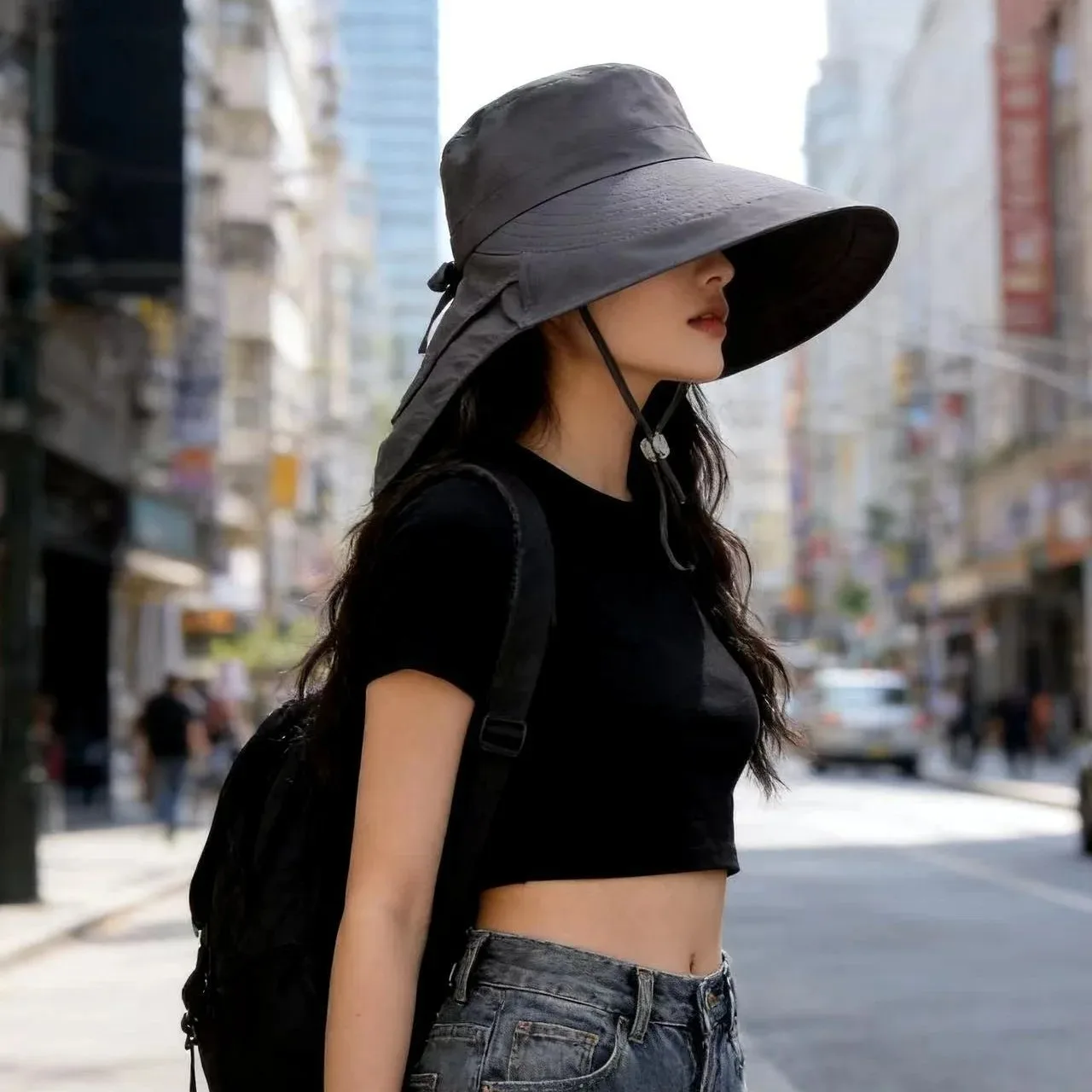Solid Color Wide Brim Sun Hat with Neck Cover Neck Protection Sun Protection Hat Adjustable Korean Style Fisherman Hat
Solid Color Wide Brim Sun Hat with Neck Cover Neck Protection Sun Protection Hat Adjustable Korean Style Fisherman Hat