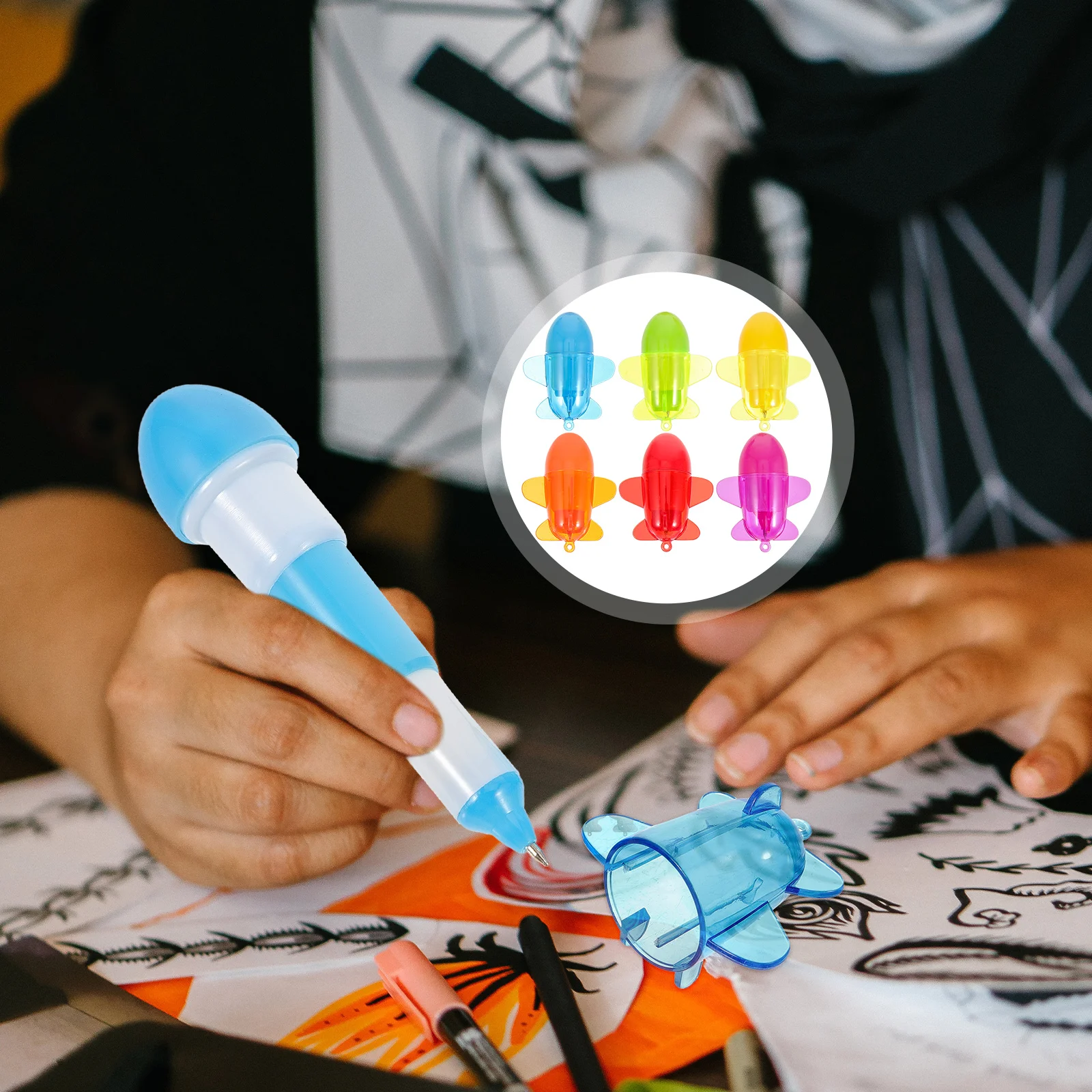 60 Pcs Cartoon Airplane Pen Ballpoint Pens for Writing Childrens Novelty Portable Style Plastic Student
60 Pcs Cartoon Airplane Pen Ballpoint Pens for Writing Childrens Novelty Portable Style Plastic Student